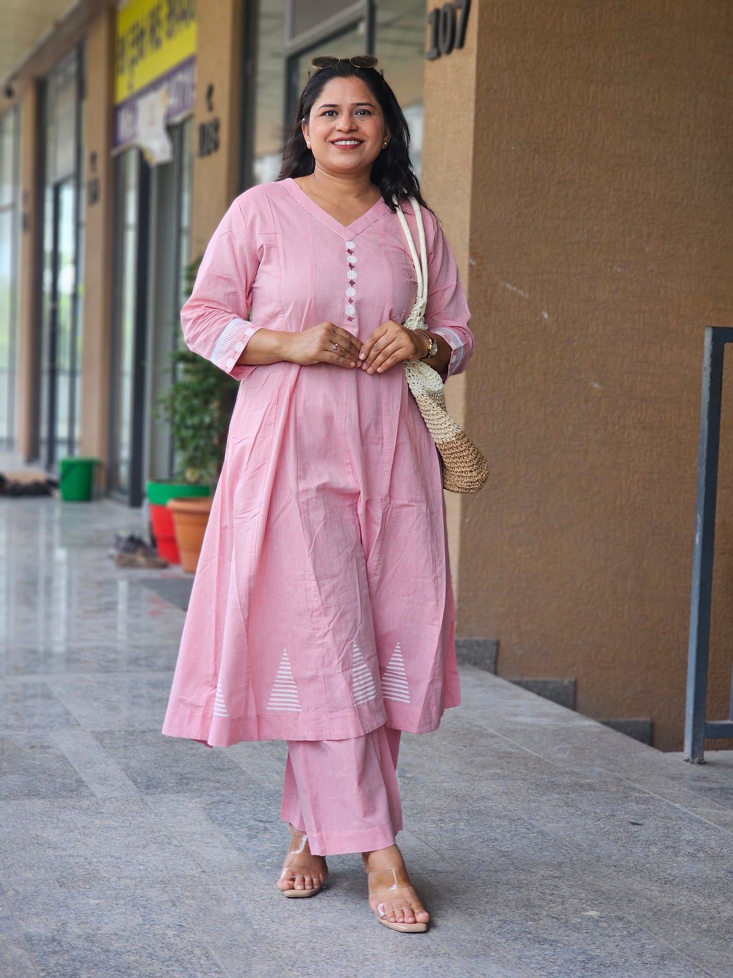 Blush Pink Summer Breeze Kurta Set