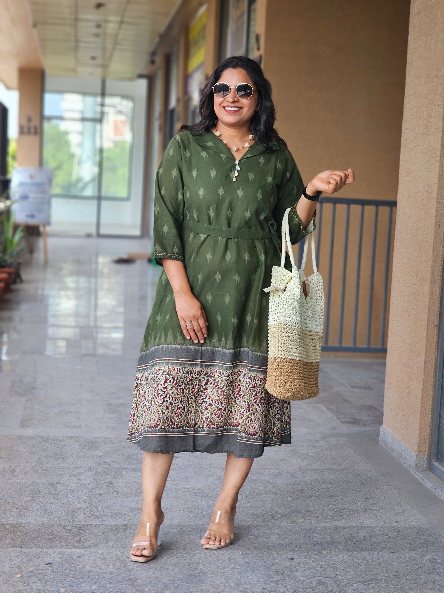 The Forest Boho-Chic Flared Dress
