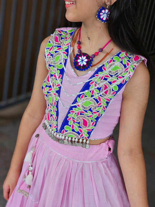 Pink Blossom Chaniya Choli