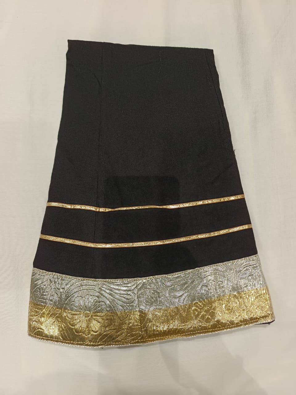 Black & Pink Embroidered Lehenga Choli Set