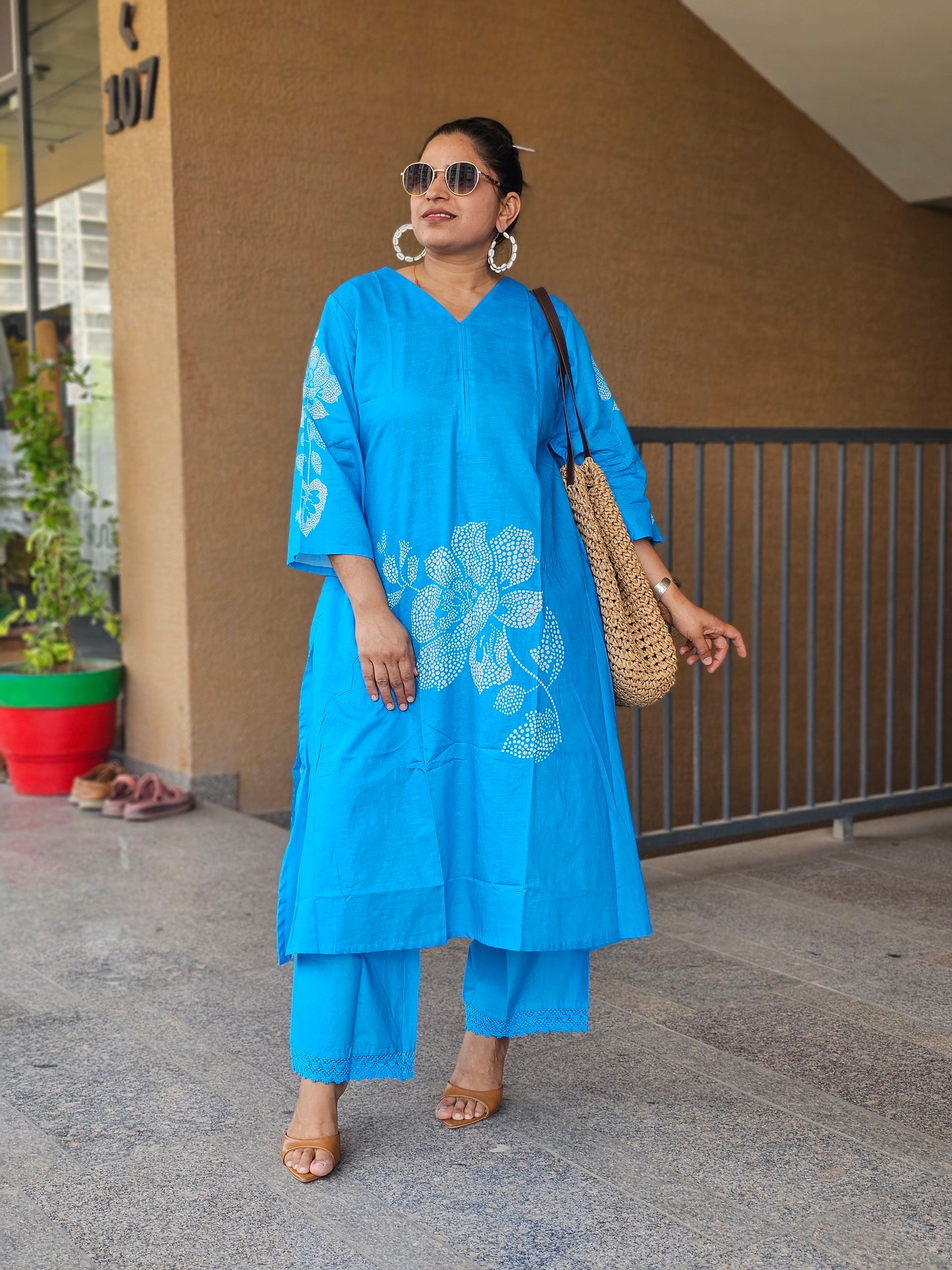 Ocean Breeze V-Neck Set