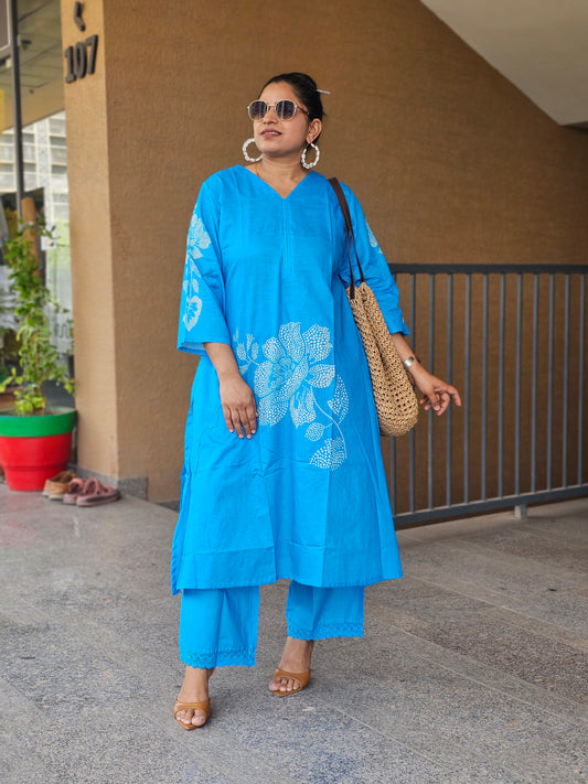 Ocean Breeze V-Neck Set