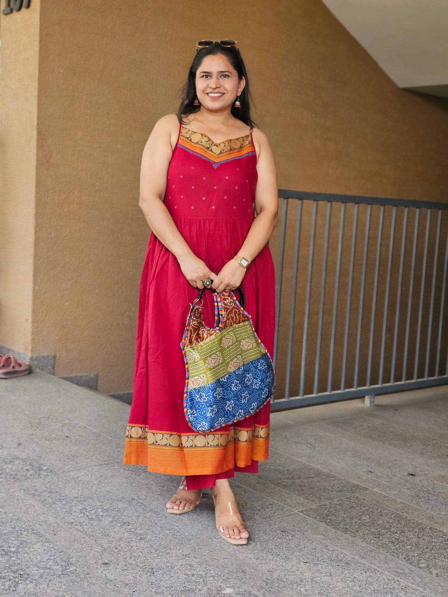 The Royal Fuchsia Ethnic Dress Set
