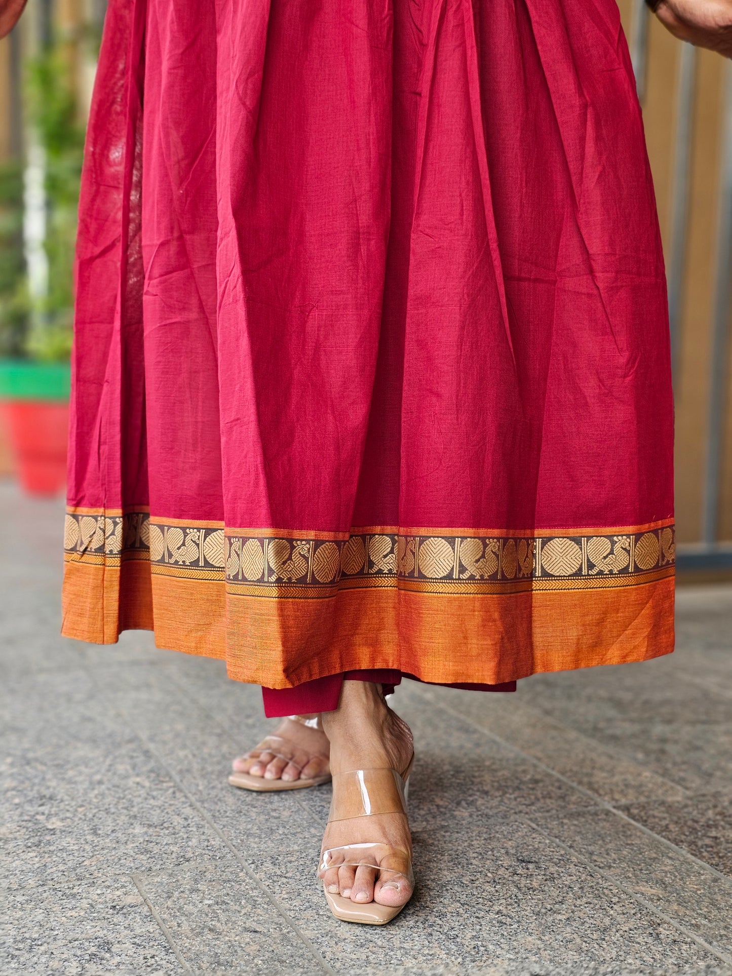 The Royal Fuchsia Ethnic Dress Set