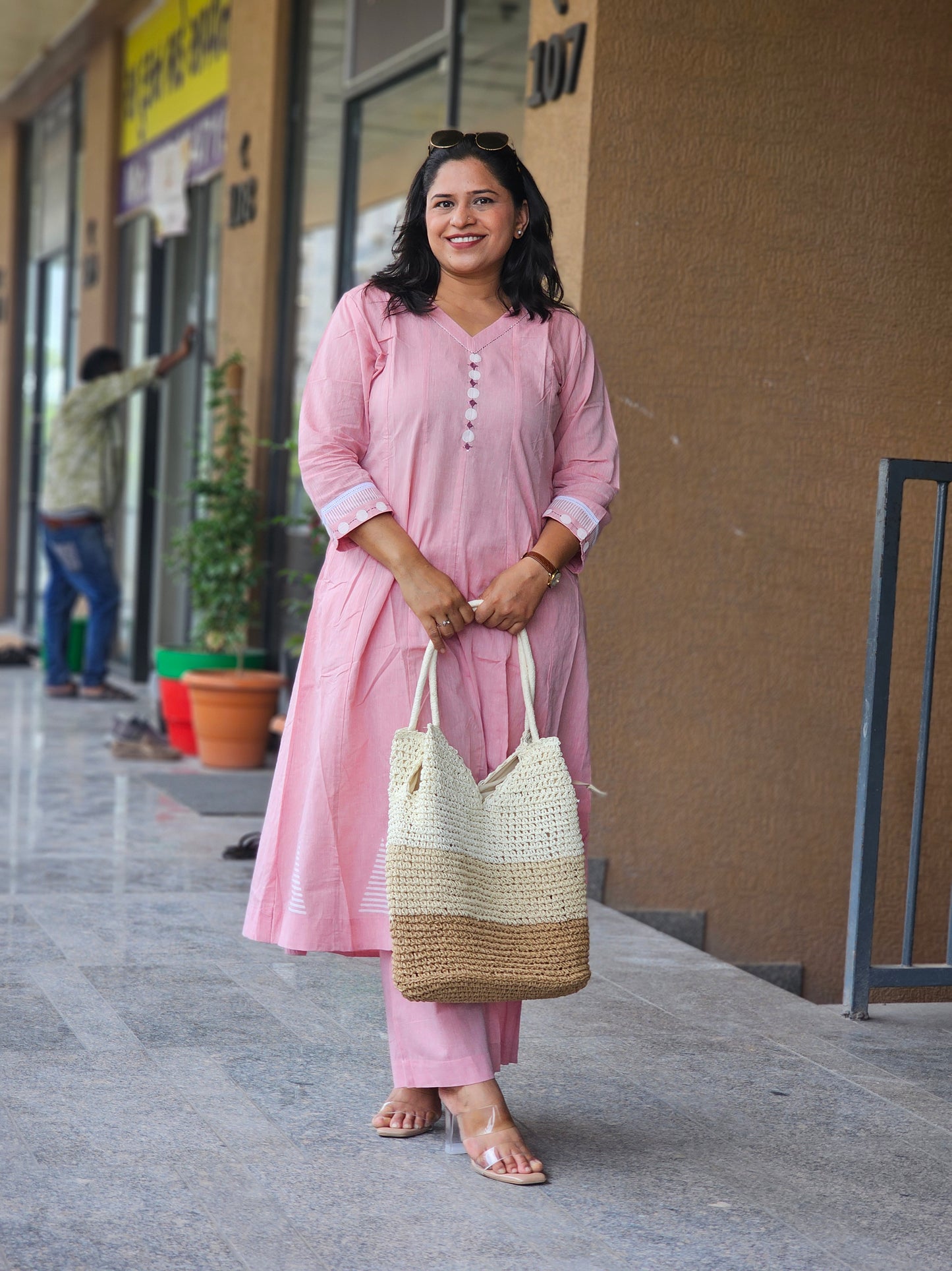 Blush Pink Summer Breeze Kurta Set