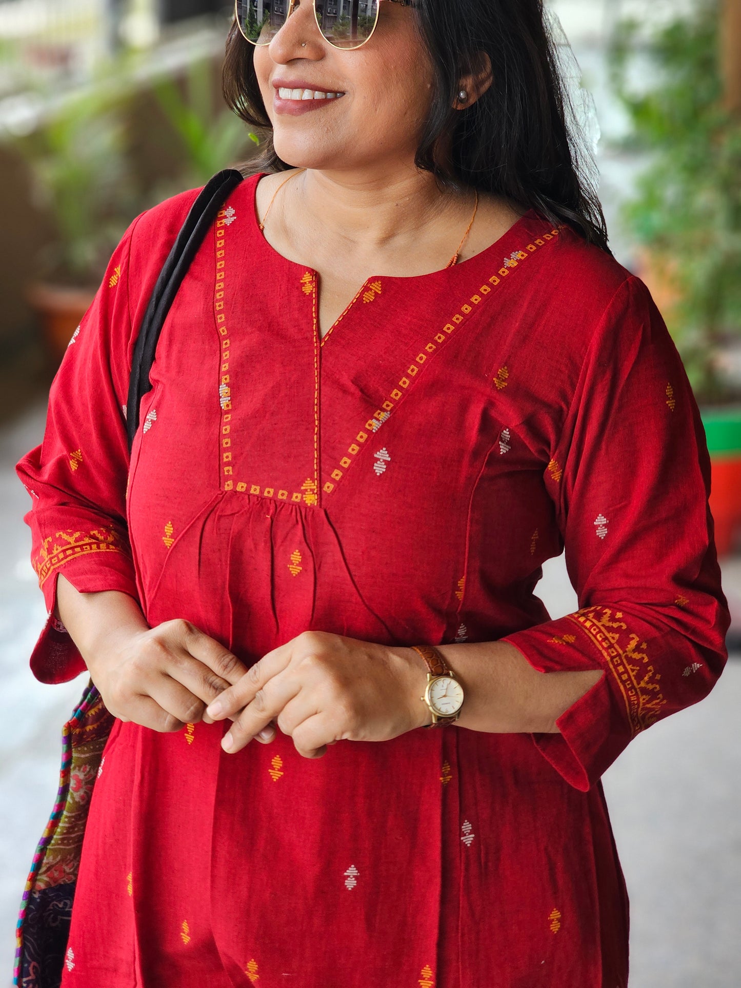 Ruby Grace Cotton Kurta Set