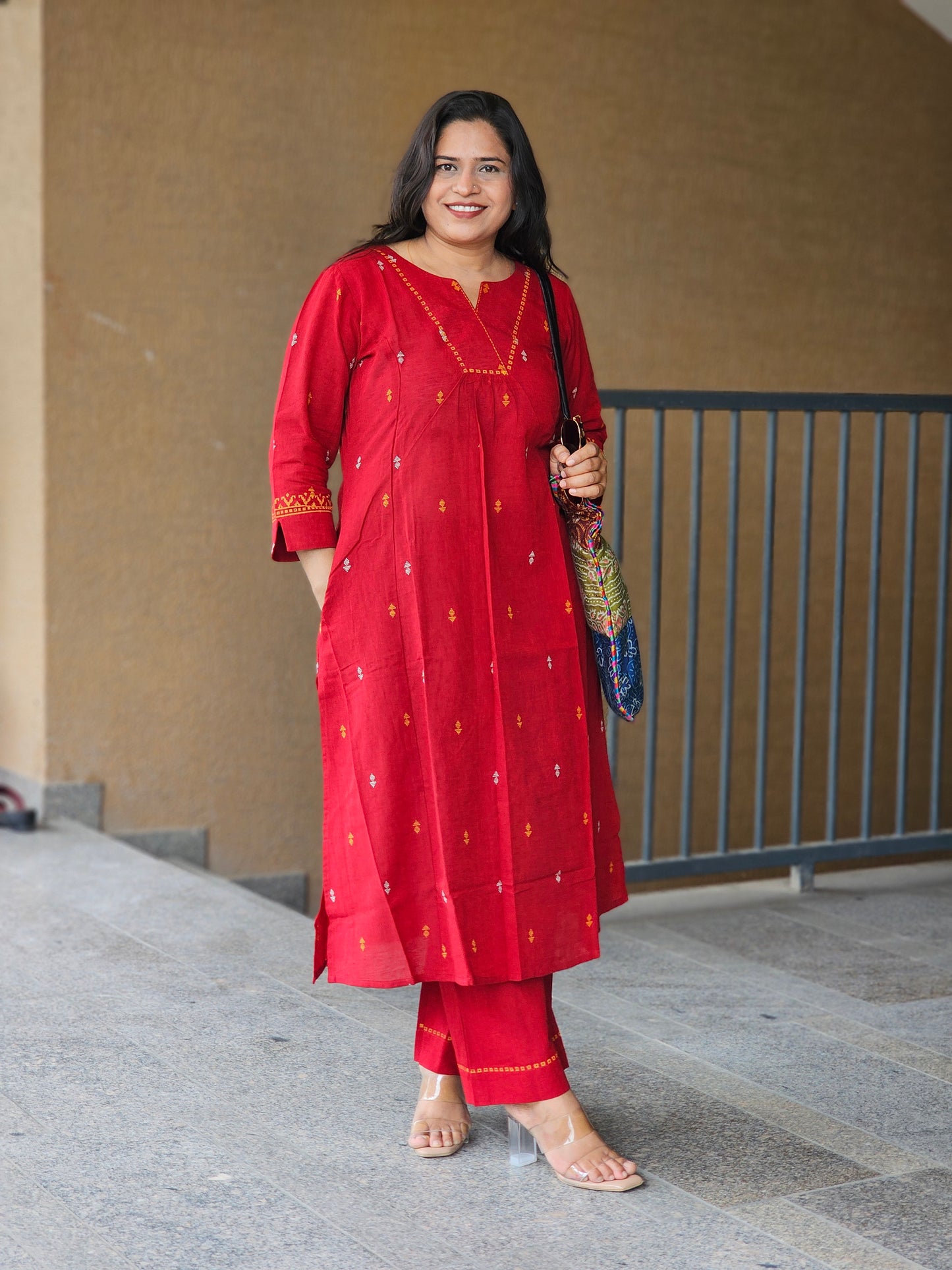 Ruby Grace Cotton Kurta Set