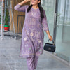 Lavender Mist Kurta-Plazo Set