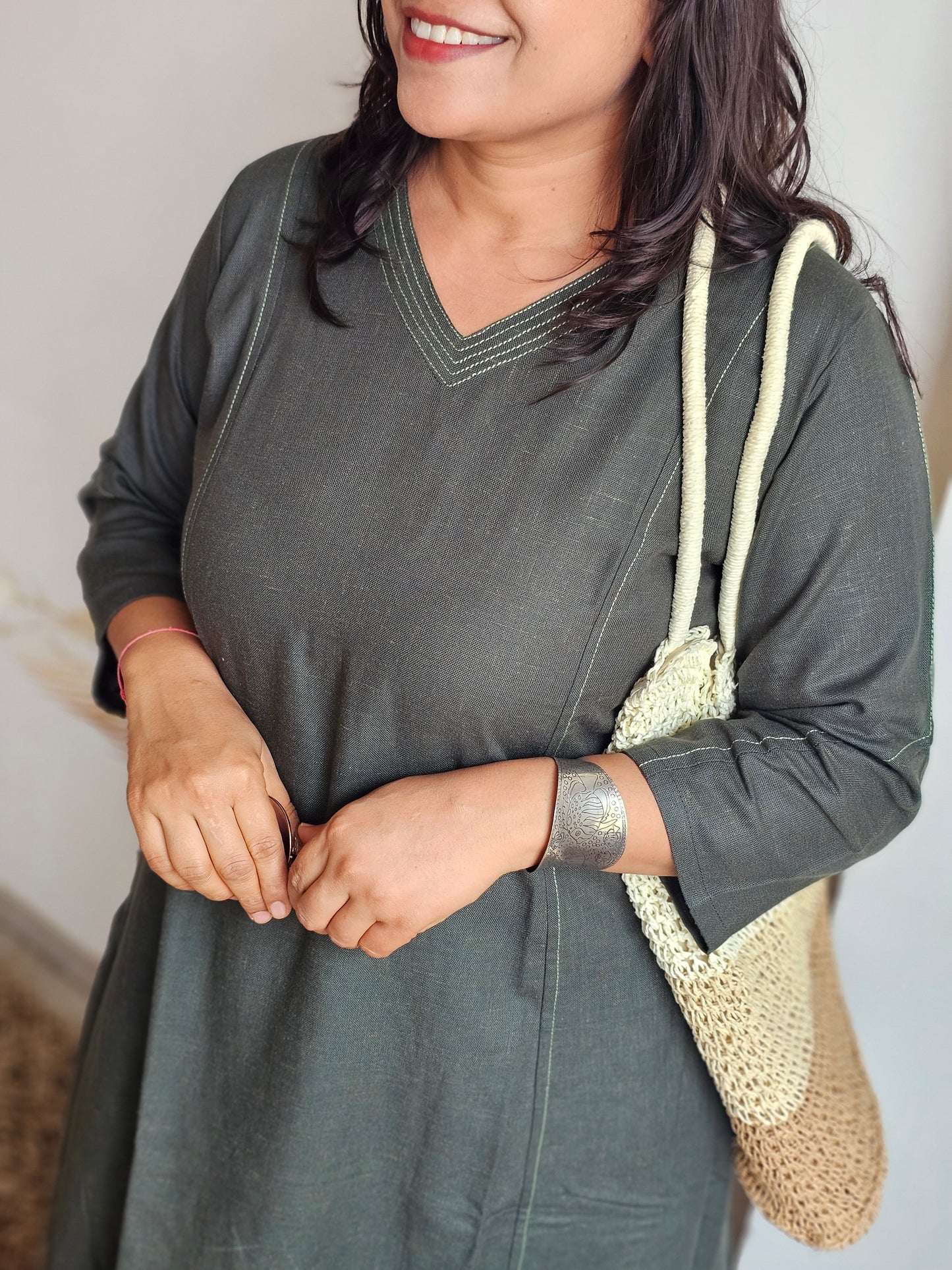 Sage Green  Kurta & Palazzo Set