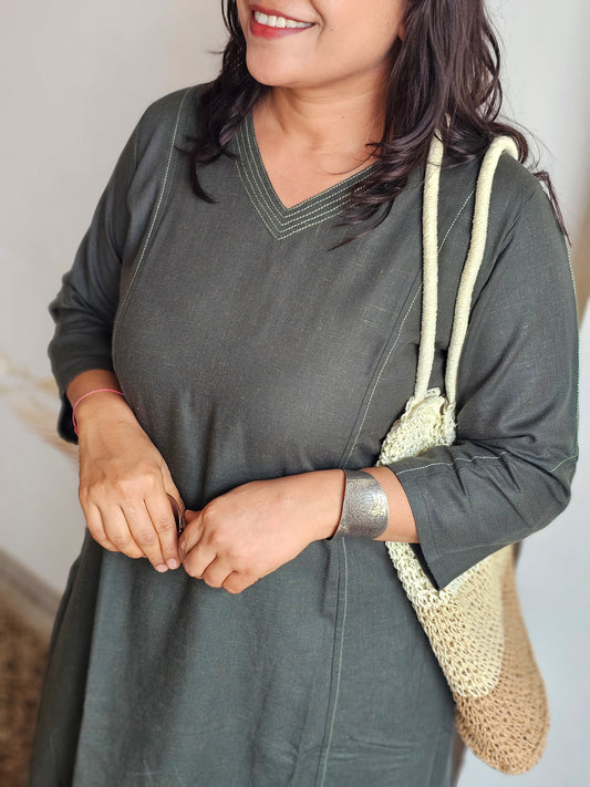 Sage Green  Kurta & Palazzo Set