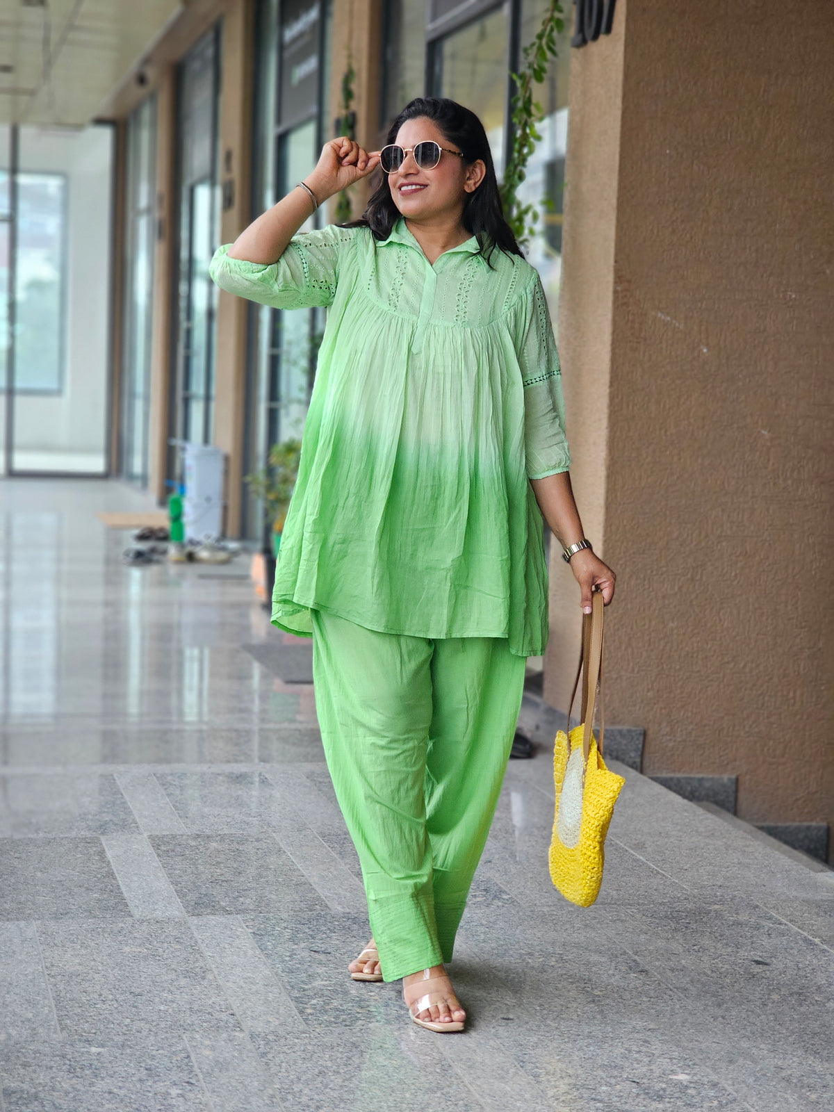 Farsi Style Lime Co-Ord Set