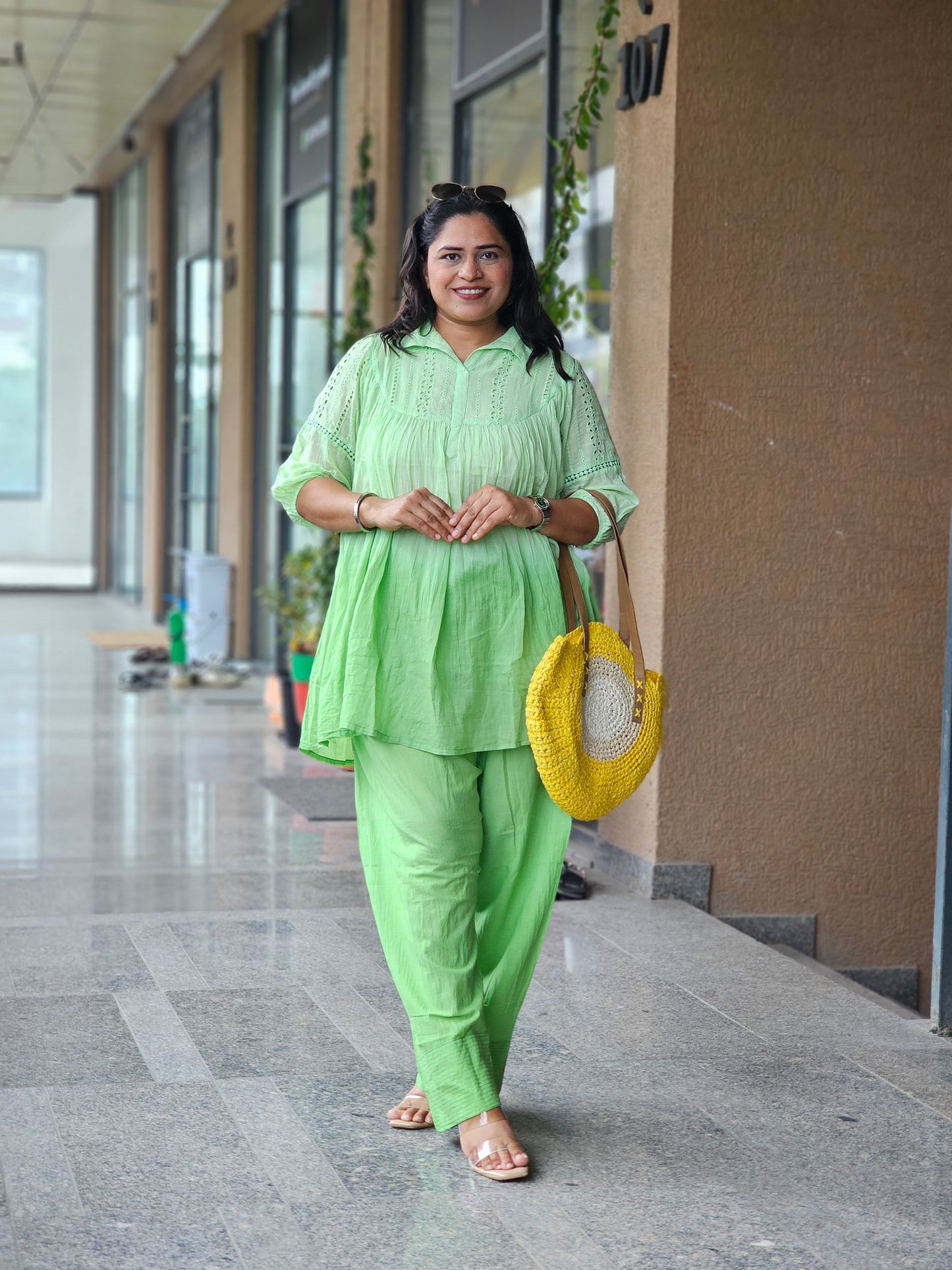 Farsi Style Lime Co-Ord Set