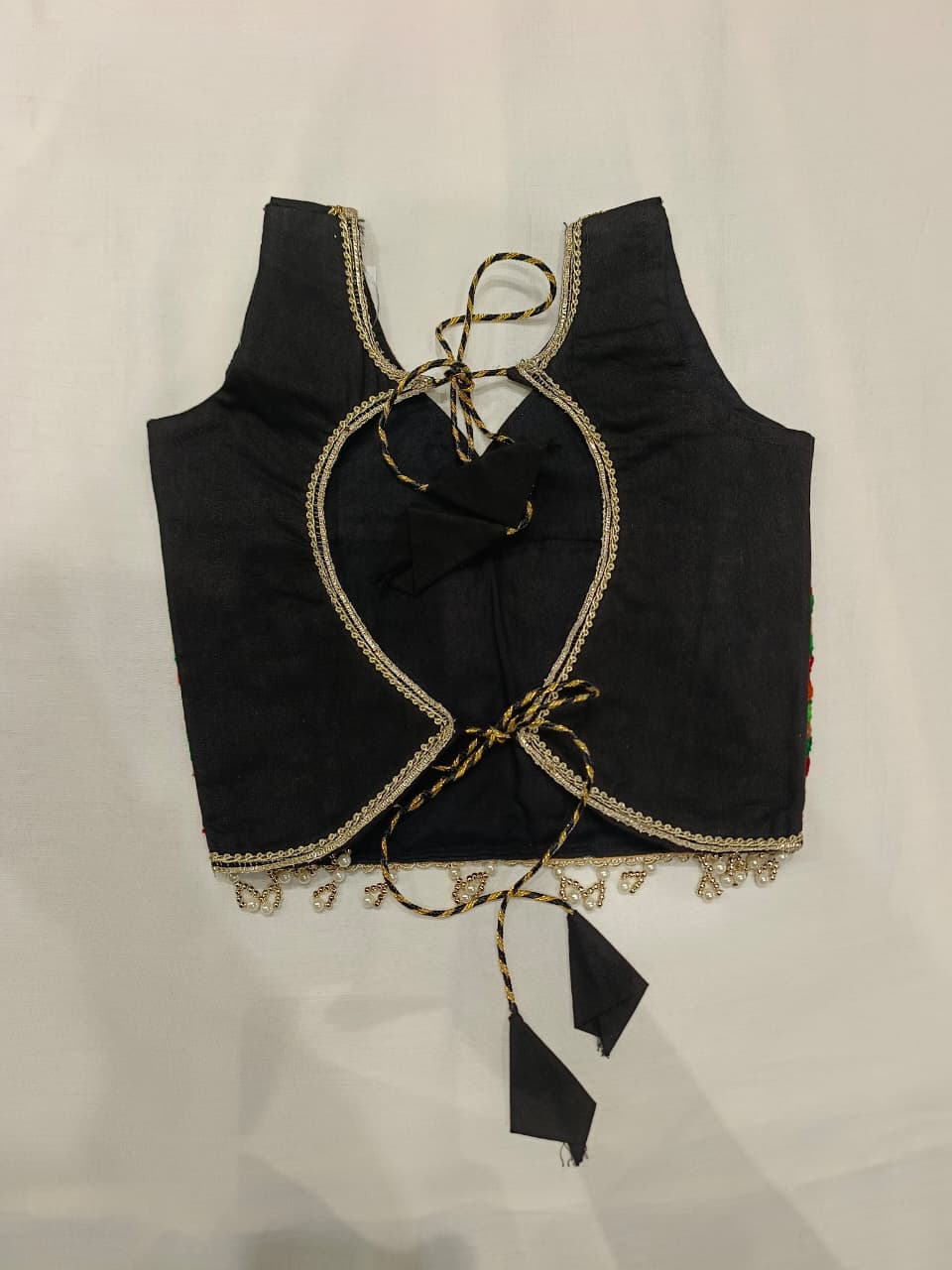 Black Embroidered Lehenga Choli Set