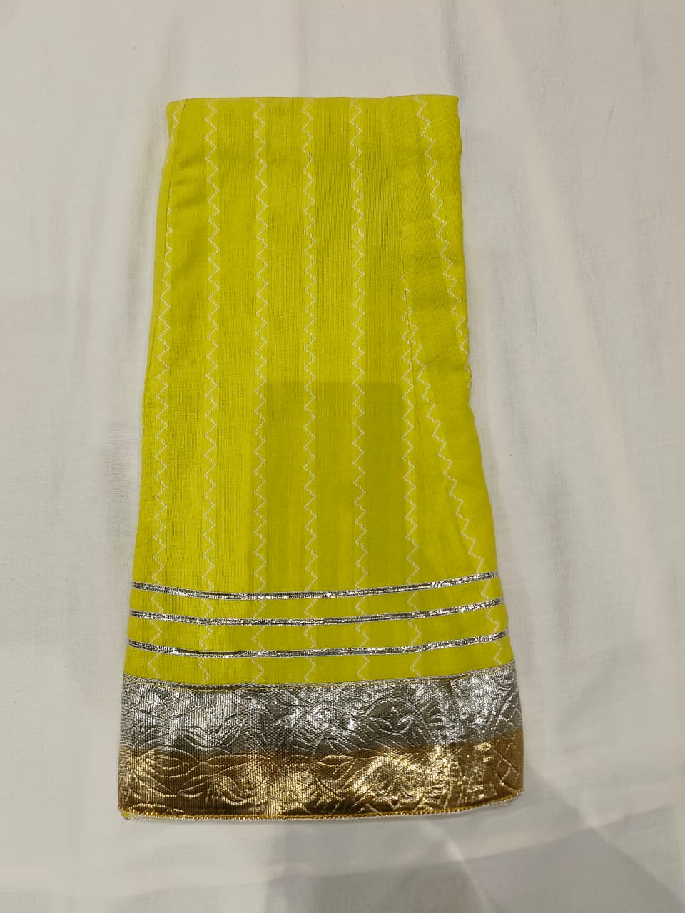 Sunshine Yellow & Purple Embroidered Lehenga Choli Set